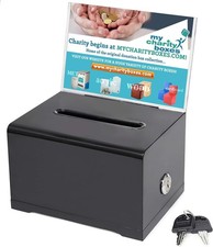 My Charity Boxes MCB Quality Acrylic like Donation and Suggestion Ballot Box... 