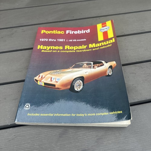 Haynes manual pontiac firebird - manual,