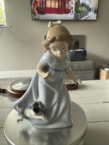 Lladro nao girl with - lladro,