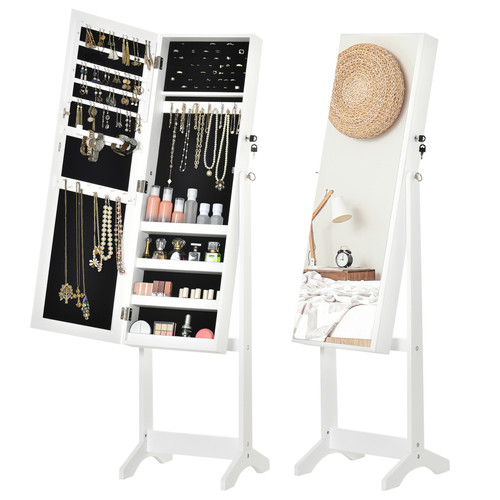 Mirrored jewellery cabinet - jewellery,