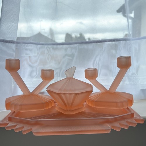 Art deco blush pink - pink, frosted