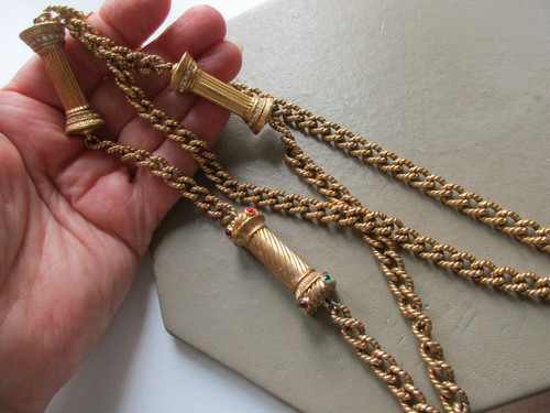 Vintage gold tone swarovski - vintage,
