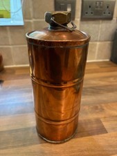 Original Vintage Ships Copper Hot Water Bottle Maritime Marine Boat Nautical