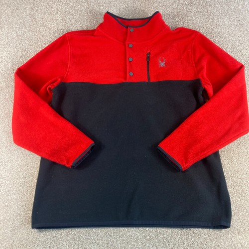 Spyder fleece mens red - fleece,