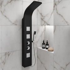 Thermostatic Black Shower