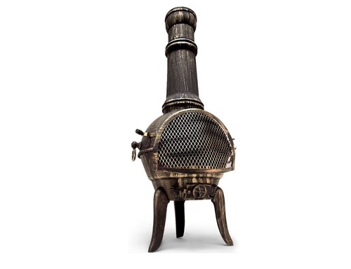 Cast iron patio heater with - cast,