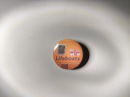 Rnli lifeboats pin badge - lifeboats, badge!