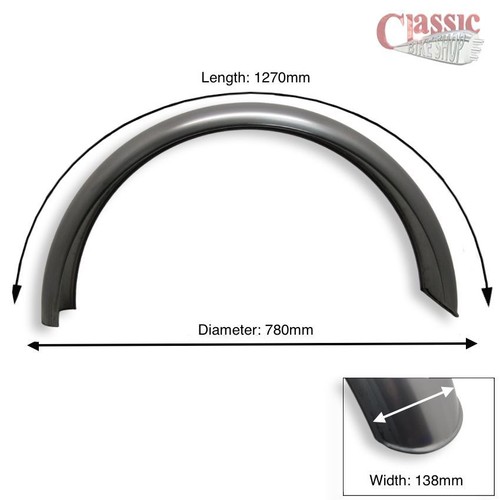 Rear plain steel - rear, fits
