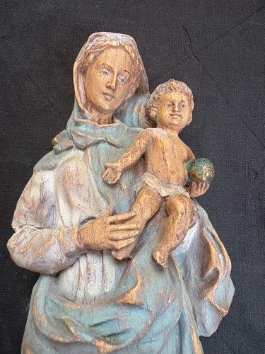 Vintage hand carved wooden - vintage,