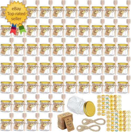 Pack mini honey jars - 60,