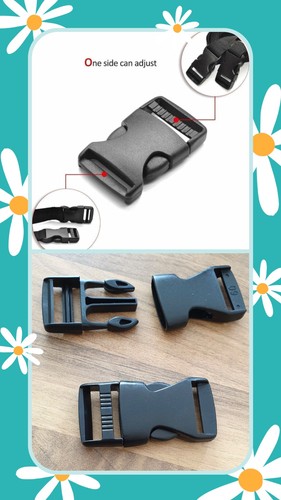 Black delrin plastic side - delrin,