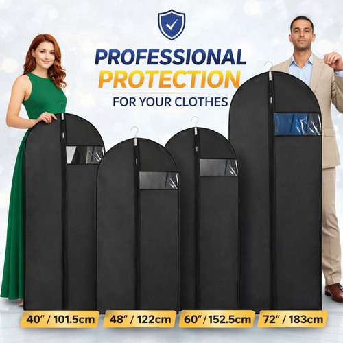 Hanging garment bags zip - garment,