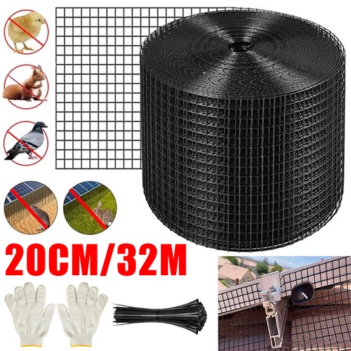 32m solar panel bird - wire, mesh
