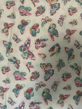 Cath Kidston Butterflies/stars Double Cotton Duvet Cover & 2 Pillowcases