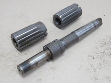 Bison 5310-4-1 Shell Mill Reamer Arbor with 2x 2" HSS Reamers VGC SIL