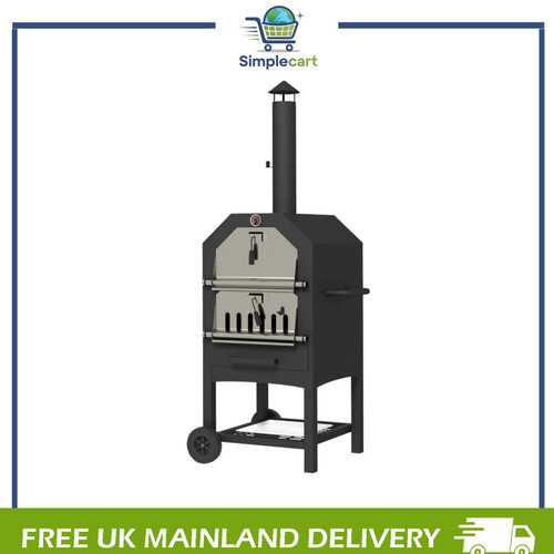 Outdoor pizza oven charcoal - oven,