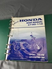 1977 - 1979  Honda CT90 - CT110 1980-1982 - Repair Service Manual