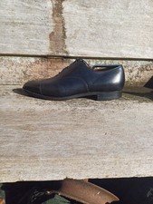 CHURCH’S OXFORD SHOES VINTAGE BLACK LEATHER UK10.5 MENS VERY GOOD CONDITION