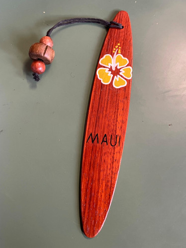 Vintage wooden maui - wooden, book