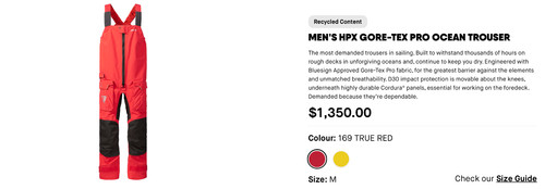 Musto hpx red ocean sailing - hpx,