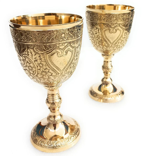Vintage chalice medieval - chalice,