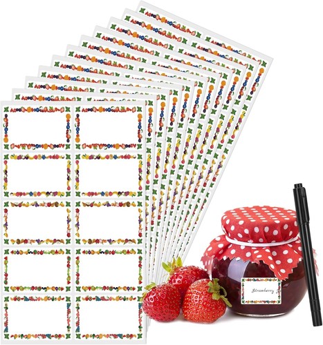 Jam labels for jars 500 - jam,