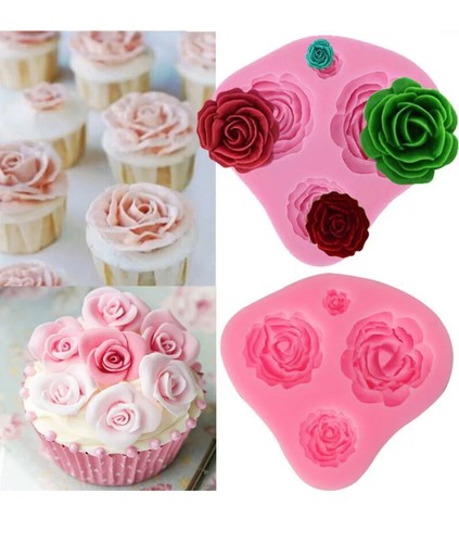 Silicone flower fondant mould - silicone,