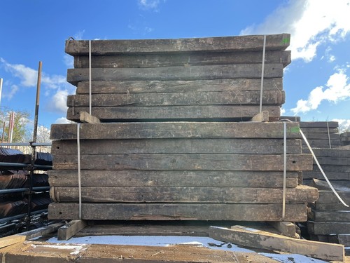 Reclaimed oak sleepers full - sleepers,