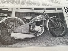 DARE DEVIL DURKIN BROS WALL OF DEATH COVENTRY EAGLE MOTORCYCLE TINY ARTICLE.