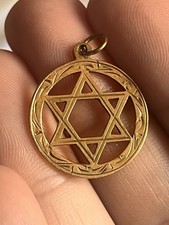 9ct Gold Star of David Pendant
