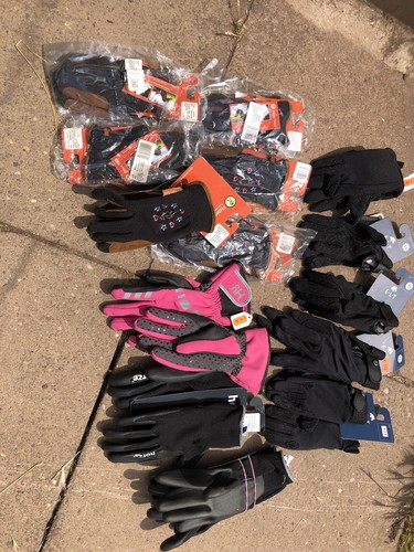 Job lot new riding - job, gloves