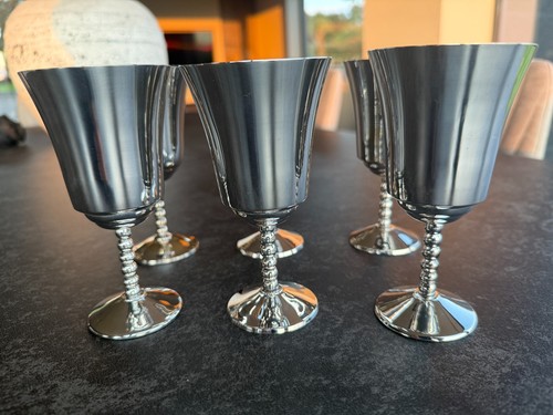 Vintage silver plated wine - plated,
