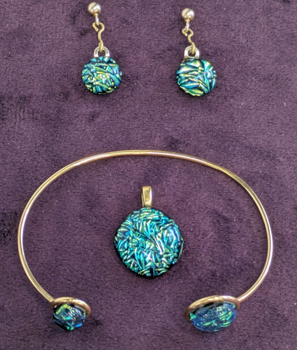 Dichroic blue green fused - dichroic,