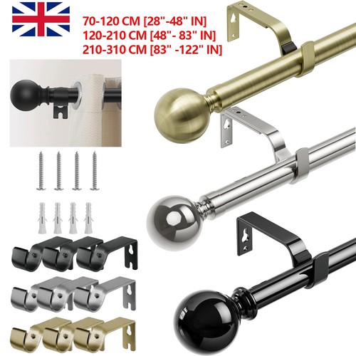 Extendable curtain poles - extendable,