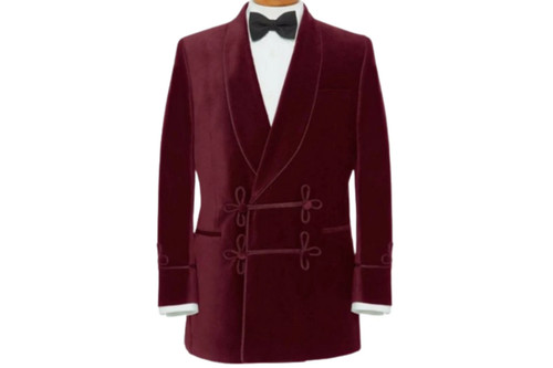 Men smoking velvet - smoking, stylish