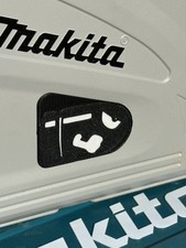 Makita SP6000J Track Plunge Saw Hole Dust Cover Blank Module Mario Kart Bullet! 