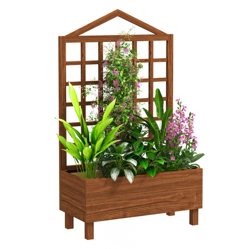 Outsunny wooden garden - wooden,