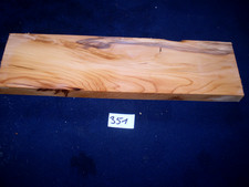 Yew jewelry wood for wooden jewelry craft precious wood 300 x 84 x 18 mm No. 351