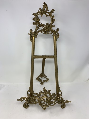 Brass display easel - brass, gold