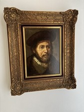 Large ?vintage ? Antique Oil Portrait Painting. Dutch old master style.  