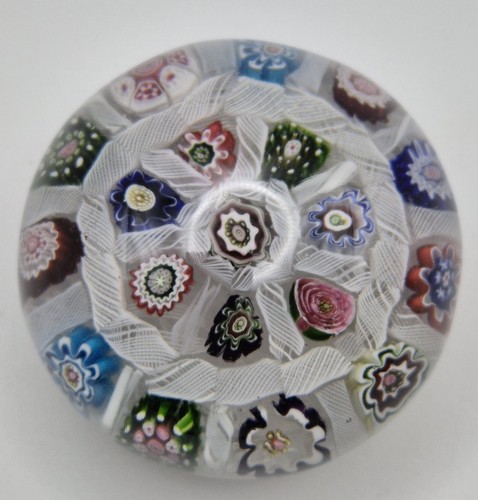 Antique clichy paperweight - clichy, –