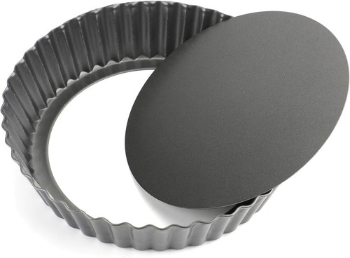 Inch quiche pan round - pan, fluted