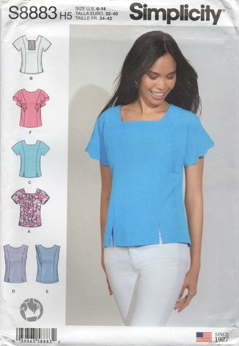 Simplicity sewing pattern 8883 - sewing,