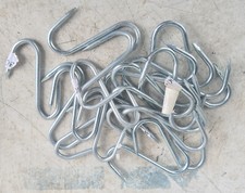 20 Stainless Steel 4 Inch Butchers Hooks for sheds gardens used