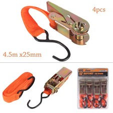 4 x Heavy Duty Ratchet Tie