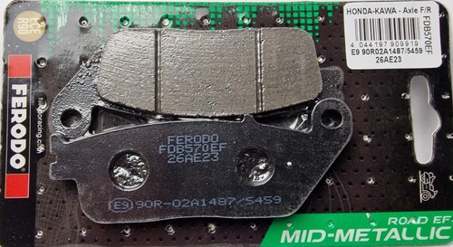 Ferodo rear brake pads honda - ferodo,