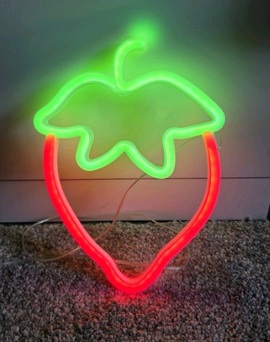 Light strawberry neon - up,