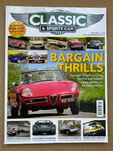 Classic sports car magazine - classic,