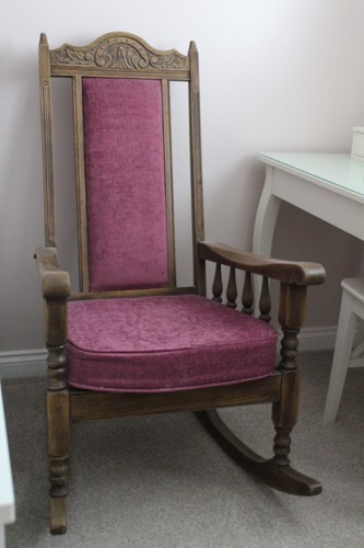 Antique rocking chair upcycled - rocking,