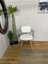 John Lewis Soren Office Chair, Ivory/Natural R52